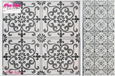 Flie-San · Fliesen Sanitär · Dekorfliese • Tiles Sanitation · Decorative Tile 5234-5236