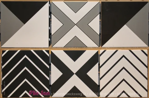 Flie-San · Fliesen Sanitär · Dekorfliese • Tiles Sanitation · Decorative Tile 5438-5439