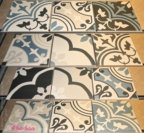 Flie-San · Fliesen Sanitär · Dekorfliese • Tiles Sanitation · Decorative Tile 5452-4-6-8