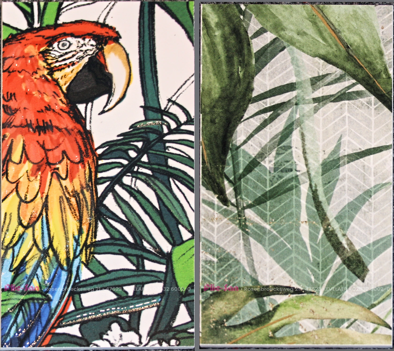 Flie-San · Fliesen Sanitär · Wandfliese • Tiles Sanitation · Wall Tile 5469-5480