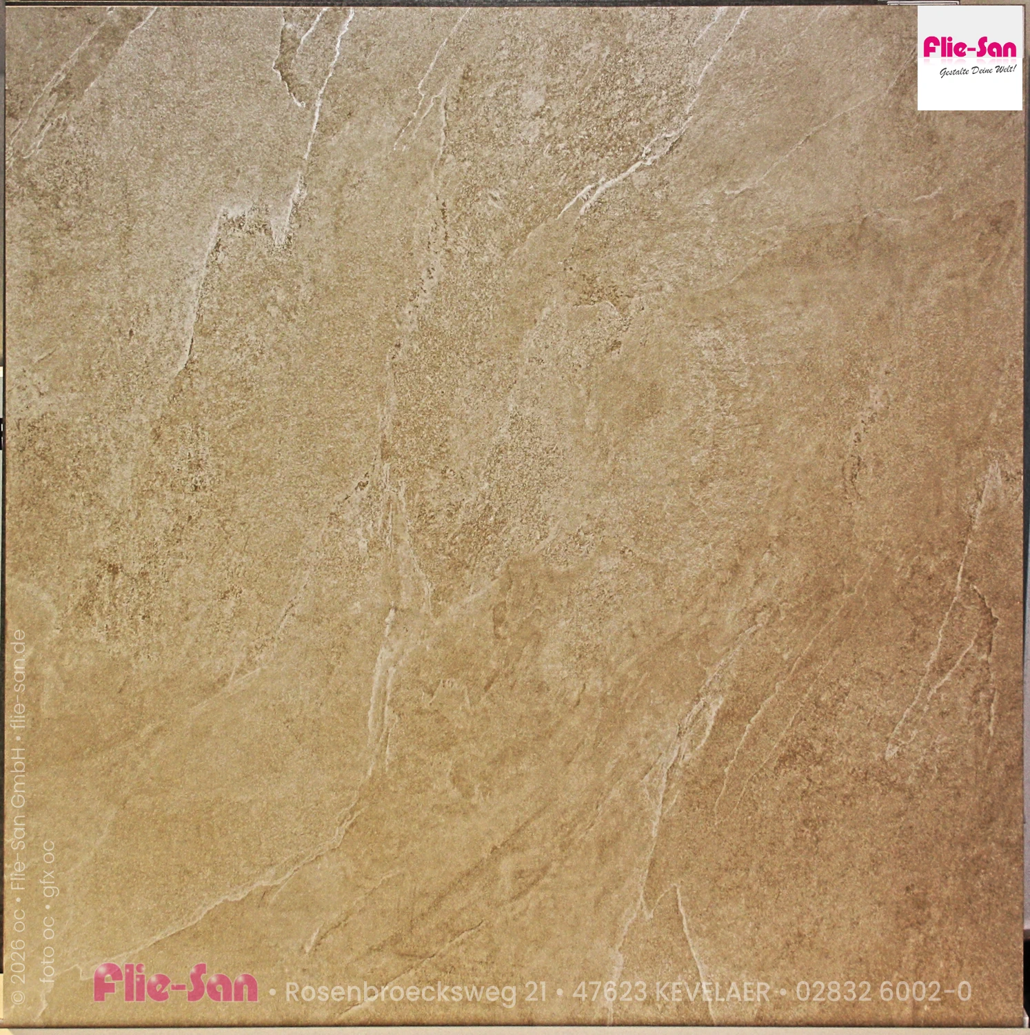 Flie-San · Fliesen Sanitär · Bodenfliese • Tiles Sanitation · Floor Tile 5502