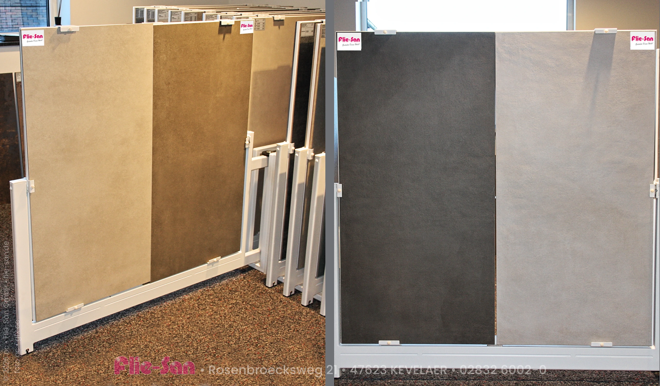 Flie-San · Fliesen Sanitär · Bodenfliesen • Tiles Sanitation · Floor Tiles 5755-5824