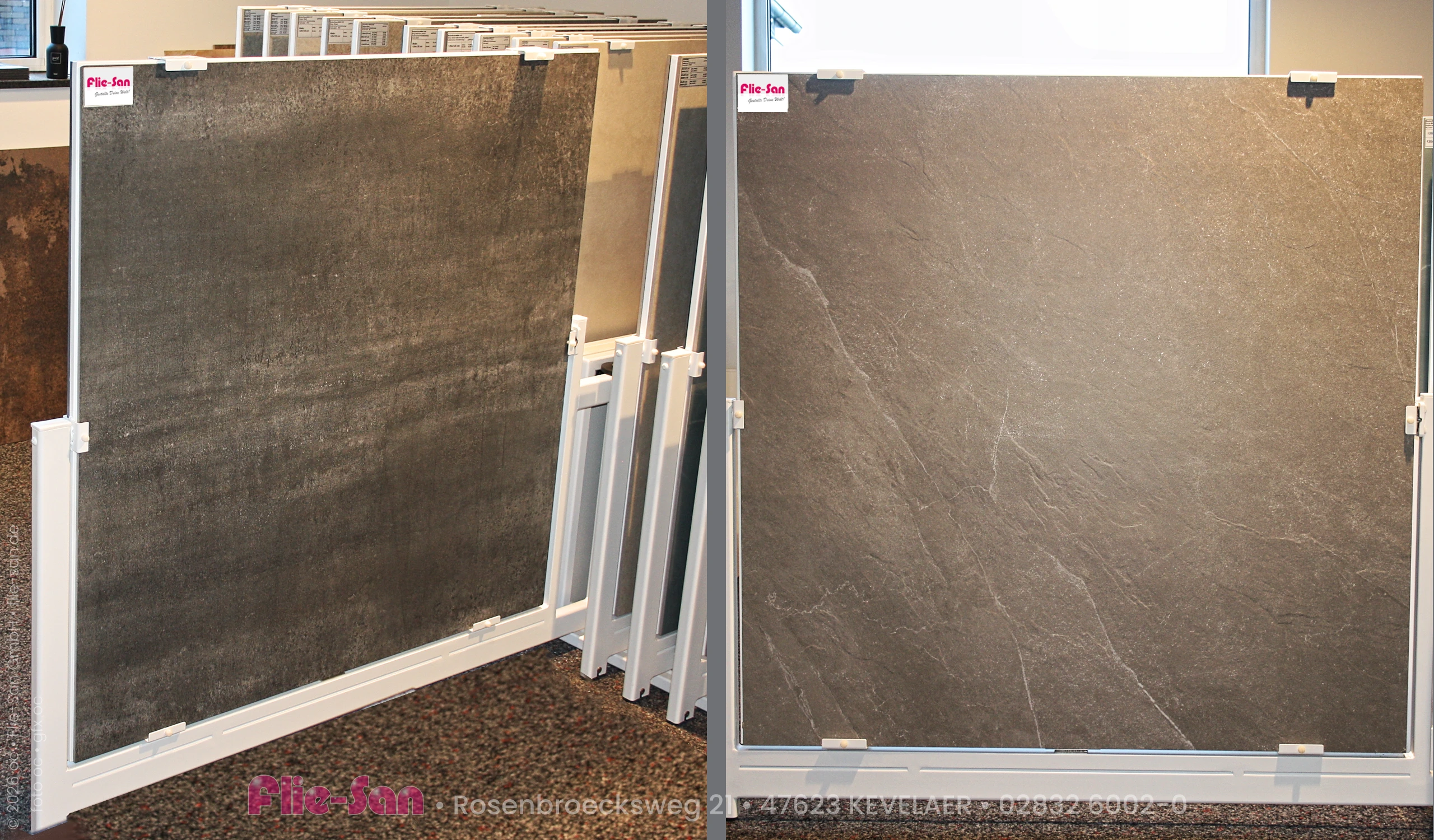 Flie-San · Fliesen Sanitär · Bodenfliesen • Tiles Sanitation · Floor Tiles 5766-5807