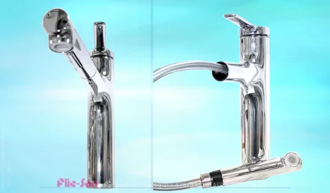 Flie-San · Fliesen Sanitär · Sanitär Armatur • Tiles Sanitation · Sanitary Armature 6126-6124