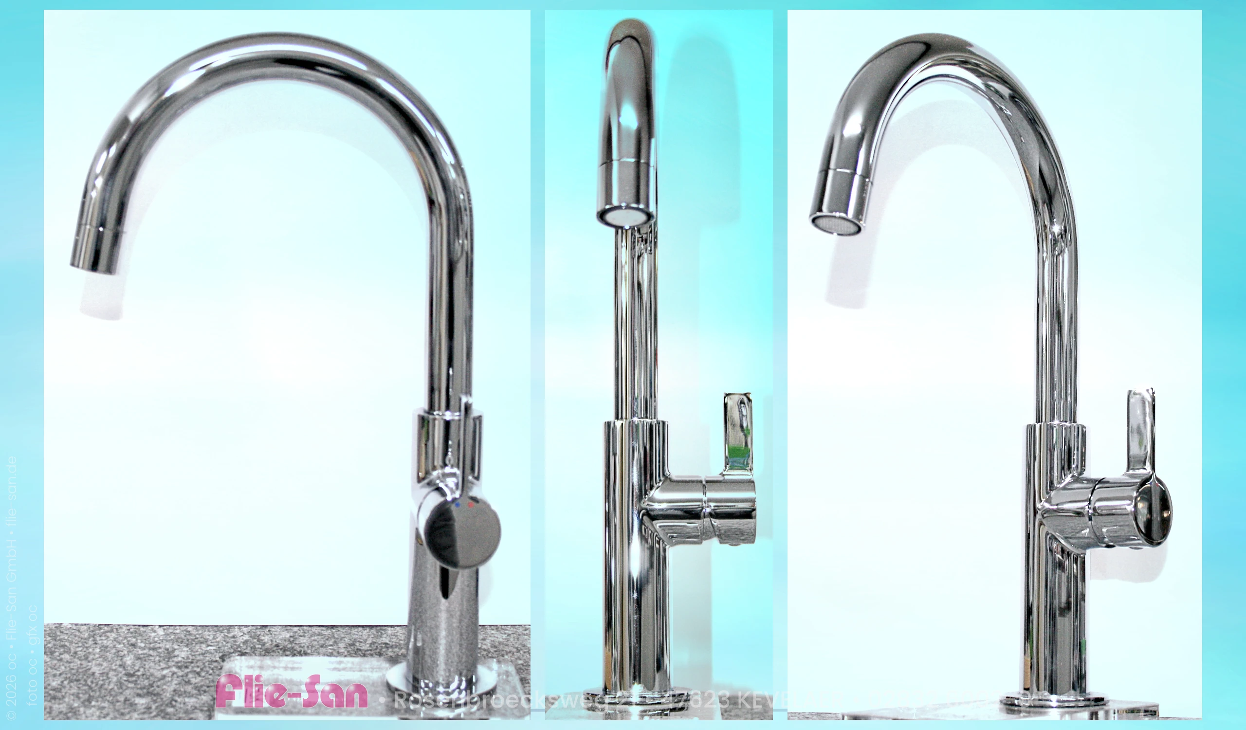 Flie-San · Fliesen Sanitär · Sanitär Armatur • Tiles Sanitation · Sanitary Armature 6187-6289