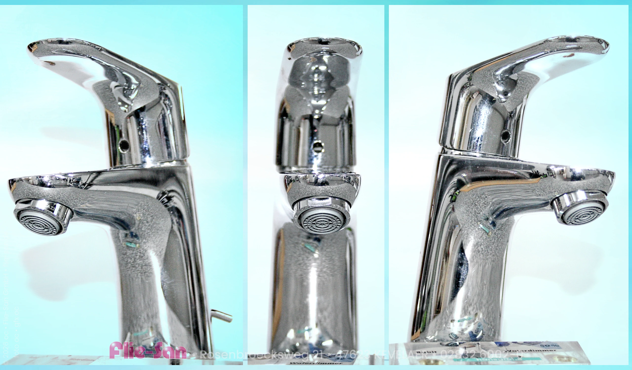 Flie-San · Fliesen Sanitär · Sanitär Armatur • Tiles Sanitation · Sanitary Armature 6266-6267-6268